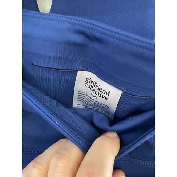 New Girlfriend Collective 2-pc Activewear Set Blue Leggings in Med Bra in Small - Picture 6 of 6